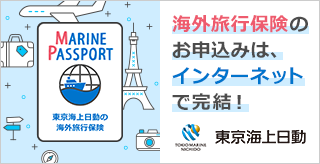 海外旅行保険のお申し込みは、インターネットで完結！ 東京海上日動